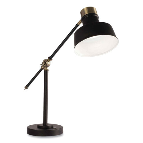 Wellness Series Balance Led Desk Lamp, 4" To 18" High, Black, Ships In 1-3 Business Days