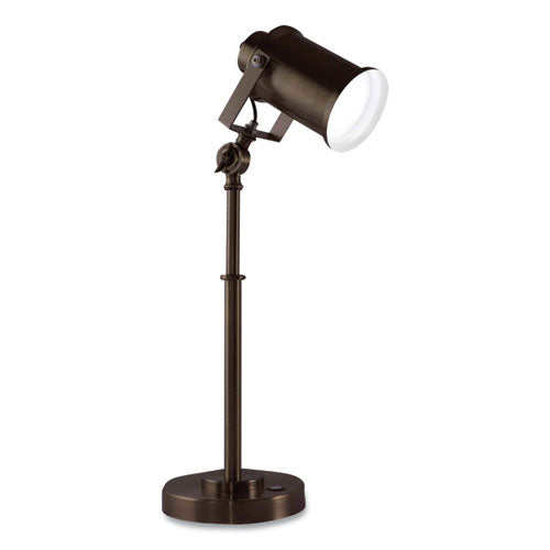 Wellness Series Restore Led Desk Lamp, 9" To 22", Rubbed Bronze, Ships In 1-3 Business Days