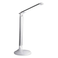 Wellness Series Command Led Desk Lamp With Voice Assistant, 17.75" To 29" High, Silver, Ships In 1-3 Business Days