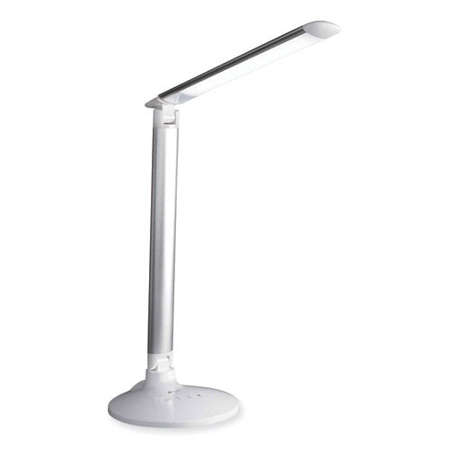 Wellness Series Command Led Desk Lamp With Voice Assistant, 17.75" To 29" High, Silver, Ships In 1-3 Business Days