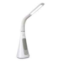 Wellness Series Sanitizingpro Led Desk Lamp And Uv Air Purifier, 15" To 25" High, White, Ships In 1-3 Business Days