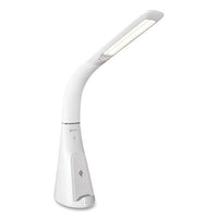 Wellness Series Sanitizing Purify Led Desk Lamp With Wireless Charging, 26" High, White, Ships In 1-3 Business Days