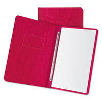 Pressboard Report Cover, 2 Prong Fastener, Letter, 3" Capacity, Executive Red