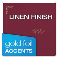 Certificate Holder, 11 1-4 X 8 3-4, Burgundy, 5-pack