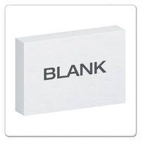 Unruled Index Cards, 4 X 6, White, 100-pack