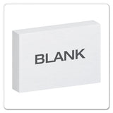 Unruled Index Cards, 4 X 6, White, 100-pack
