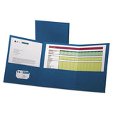 Tri-fold Folder W-3 Pockets, Holds 150 Letter-size Sheets, Red