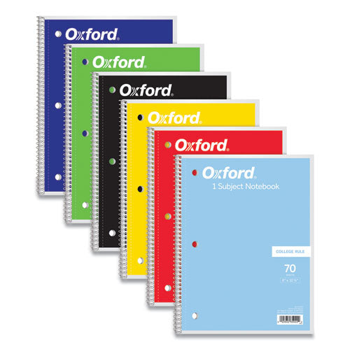 Coil-lock Wirebound Notebooks, 1 Subject, Medium-college Rule, Randomly Assorted Cover Colors, 10.5 X 8, 70 Sheets
