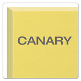 Unruled Index Cards, 3 X 5, Canary, 100-pack