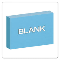 Unruled Index Cards, 4 X 6, Blue, 100-pack