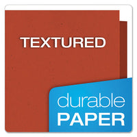 Earthwise By Oxford 100% Recycled Paper Twin-pocket Portfolio, Red