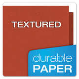 Earthwise By Oxford 100% Recycled Paper Twin-pocket Portfolio, Red