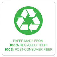 Earthwise By Oxford 100% Recycled Paper Twin-pocket Portfolio, Natural
