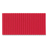 Corobuff Corrugated Paper Roll, 48" X 25 Ft, Flame Red
