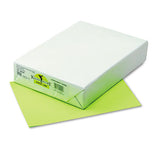 Kaleidoscope Multipurpose Colored Paper, 24lb, 8.5 X 11, Hyper Lime, 500-ream