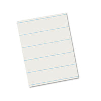 Ruled Newsprint Paper, 3-8" Short Rule, 8.5 X 11, 500-pack