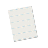 Ruled Newsprint Paper, 3-8" Short Rule, 8.5 X 11, 500-pack