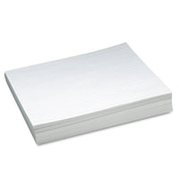 Skip-a-line Ruled Newsprint Paper, 3-4" Two-sided Long Rule, 8.5 X 11, 500-pack