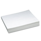 Skip-a-line Ruled Newsprint Paper, 3-4" Two-sided Long Rule, 8.5 X 11, 500-pack