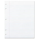 Ecology Filler Paper, 3-hole, 8 X 10.5, Wide-legal Rule, 150-pack