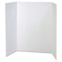 Spotlight Corrugated Presentation Display Boards, 48 X 36, White, 4-carton