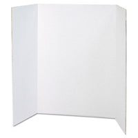 Spotlight Presentation Board, 48 X 36, White Front-natural Kraft Back, 24-carton