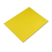 Four-ply Railroad Board, 22 X 28, Lemon Yellow, 25-carton