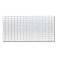 Fadeless Paper Roll, 50 Lb Bond Weight, 48 X 50 Ft, White Subway Tile