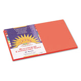 Construction Paper, 58lb, 12 X 18, Orange, 50-pack