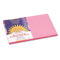 Construction Paper, 58lb, 12 X 18, Pink, 50-pack