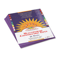 Construction Paper, 58lb, 9 X 12, Violet, 50-pack