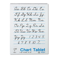 Chart Tablets, 1" Presentation Rule, 24 X 32, 25 Sheets