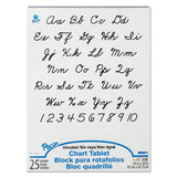 Chart Tablets, 1 1-2" Presentation Rule, 24 X 32, 25 Sheets