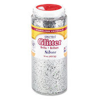 Spectra Glitter, .04 Hexagon Crystals, Assorted, 4 Oz Shaker-top Jar, 6-pack