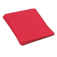 Construction Paper, 58lb, 18 X 24, Holiday Red, 50-pack