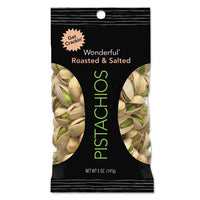 Wonderful Pistachios, Dry Roasted And Salted, 2.5 Oz, 8-box