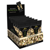 Wonderful Pistachios, Salt And Pepper, 1.25 Oz Pack, 12-box