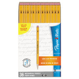 Sharpwriter Mechanical Pencil, 0.7 Mm, Hb (#2.5), Black Lead, Classic Yellow Barrel, 36-box