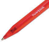 Inkjoy 100 Rt Retractable Ballpoint Pen, Medium 1mm, Red Ink-barrel, Dozen