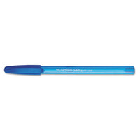 Inkjoy 100 Stick Ballpoint Pen, Medium 1mm, Blue Ink-barrel, Dozen