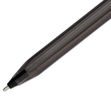 Inkjoy 100 Stick Ballpoint Pen, Medium 1mm, Black Ink-barrel, Dozen