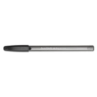 Inkjoy 100 Stick Ballpoint Pen, Medium 1mm, Black Ink-barrel, Dozen