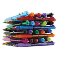 Inkjoy 300 Rt Retractable Ballpoint Pen, 1mm, Black Ink, Smoke Barrel, 36-box