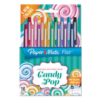 Flair Candy Pop Stick Porous Point Pen, 0.7mm, Assorted Ink-barrel, 36-pack