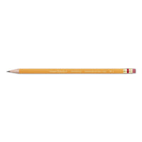 Everstrong #2 Pencils, Hb (#2), Black Lead, Gold Barrel, Dozen