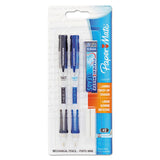 Clear Point Mechanical Pencil, 0.7 Mm, Hb (#2), Black Lead, Assorted Barrel Colors, 4-pack