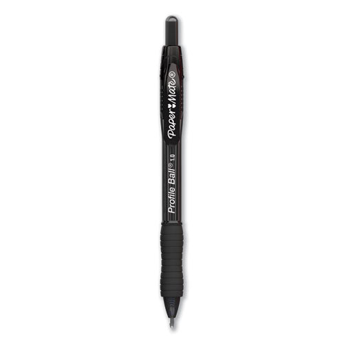 Profile Retractable Ballpoint Pen, Bold 1 Mm, Black Ink-barrel, 36-pack