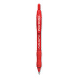 Profile Retractable Gel Pen, Medium 0.7 Mm, Red Ink, Translucent Red Barrel, Dozen