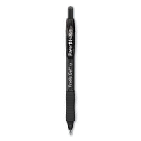 Profile Retractable Gel Pen, Bold 1 Mm, Black Ink, Translucent Black Barrel, Dozen