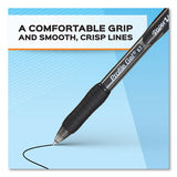 Profile Retractable Gel Pen, Medium 0.7 Mm, Blue Ink, Translucent Blue Barrel, Dozen